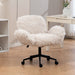 Swivel Chair With Adjustable Armrests And Wheels For Home Office - Beige Home Essentials