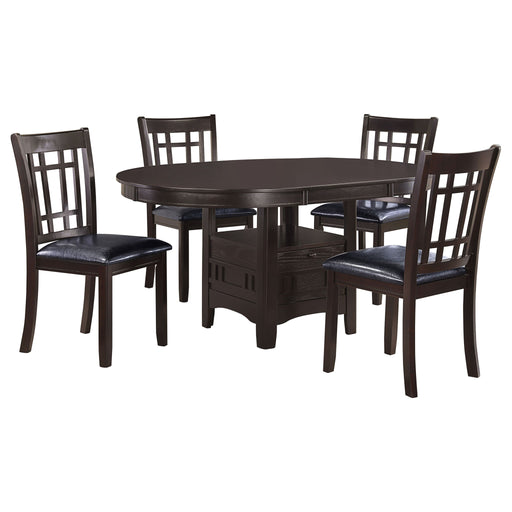 Hester - 5 Piece Dining Set - Espresso Furniture Max