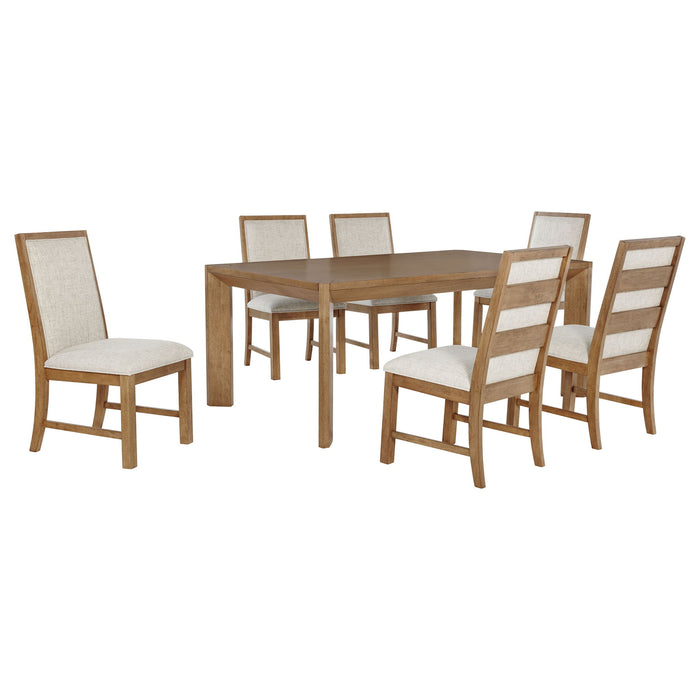 Rectangular Dining Set With Angular Legs Furniture Max