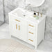 Modern Bathroom Vanity With Sink Top, 2 Doors And 3 Drawers Hearth and Haven