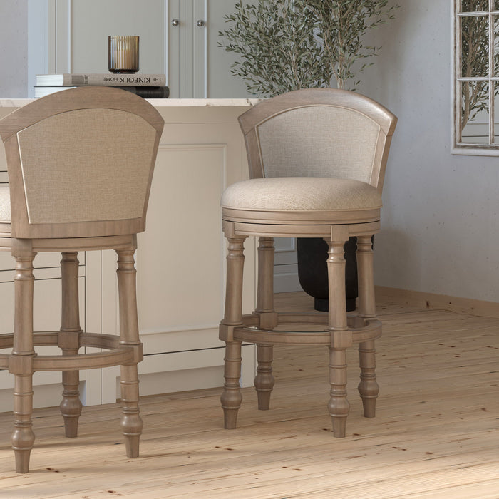 Barrel Back Stool With Swivel Home Essentials
