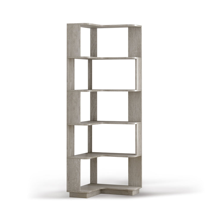 L-Shaped Corner Bookshelf Home Essentials