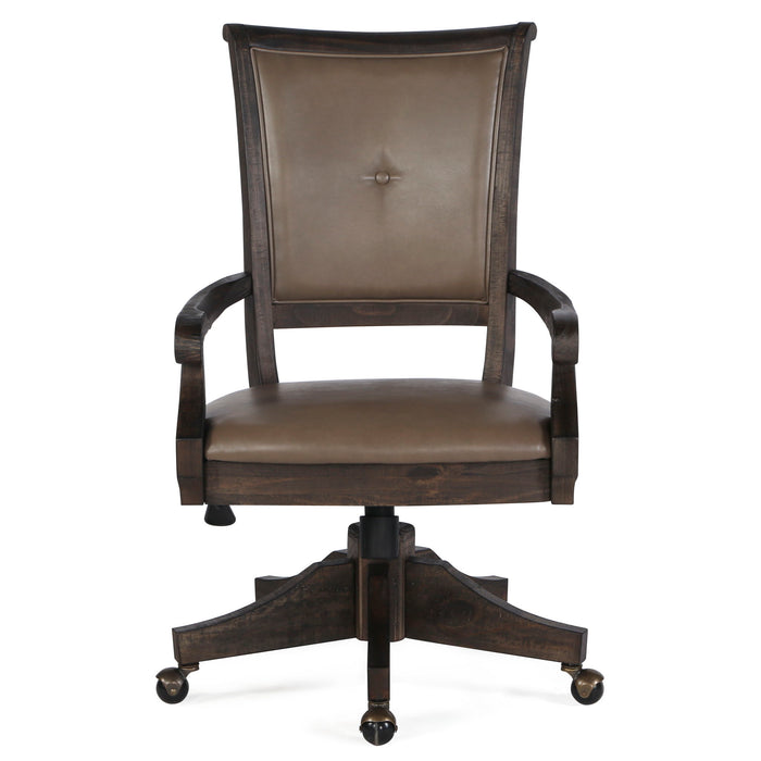Sutton Place - Swivel Chair - Weathered Charcoal Magnussen Furniture
