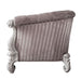Versailles - Chair With 2 Pillows - Ivory Fabric & Bone White ACME