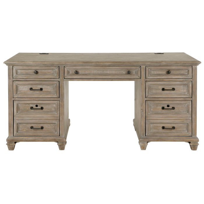 Lancaster - Executive Desk - Dove Tail Gray Magnussen Furniture