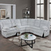 U-Shaped Sectional Sofa With Console Cup Holder, Storage Drawer, Manual Reclining Home Essentials