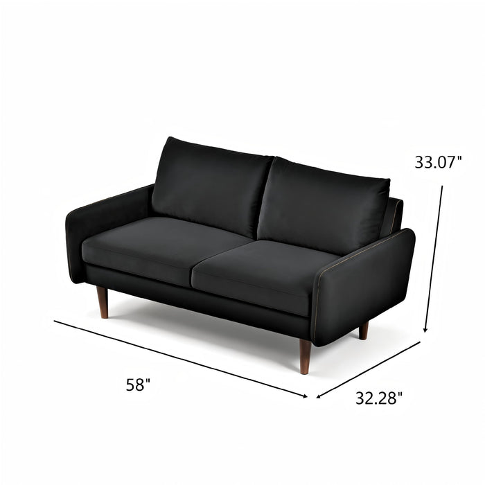Kent - Loveseat, 2 Seater Sofa For Compact Living Spaces US Pride