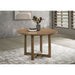 Graham - Round Dining Table With X Cross Base - Walnut Furniture Max
