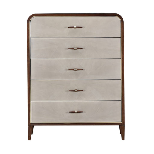 Houston - 5-Drawer Chest - Walnut Michael Amini