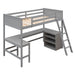 Loft Bed With Shelves With Desk DreamHaus