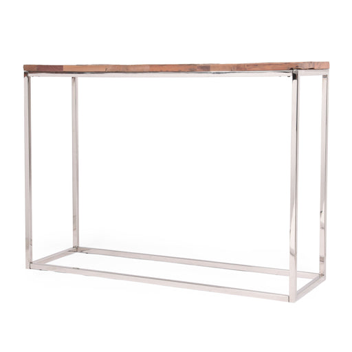 Console Table - Brown / Silver Home Essentials