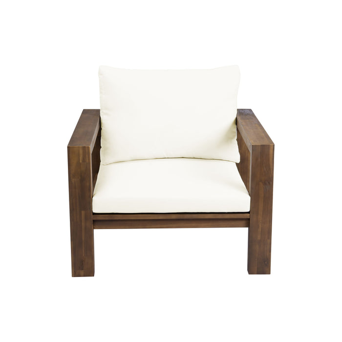 Stylish Outdoor Armchair With Cushion For Garden Hearth and Haven