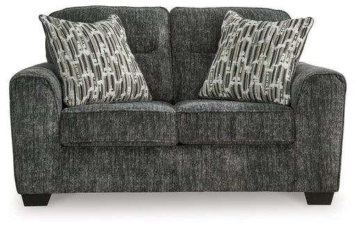 Lonoke - Loveseat - Gunmetal Signature Design by Ashley®