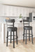 Valebeck - Tall Upholstered Swivel Barstool Signature Design by Ashley®