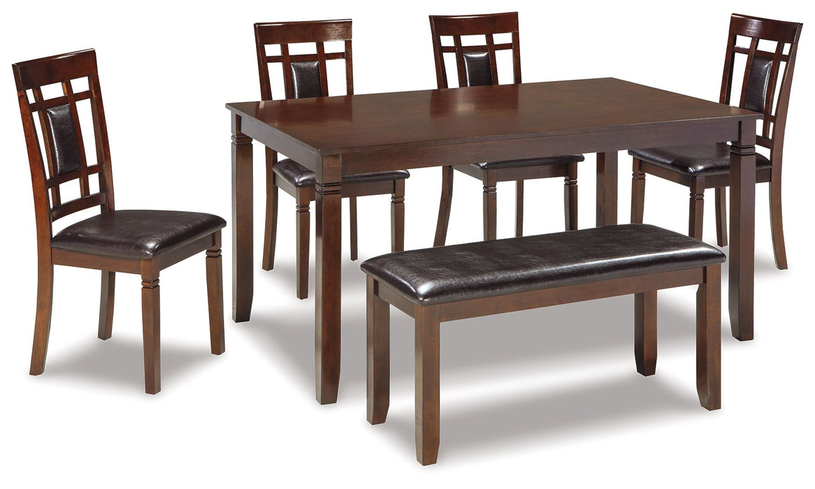 Bennox - Dining Room Table Set (Set of 6) - Brown Signature Design by Ashley®