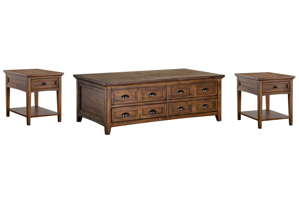 Bay Creek - Lift Top Storage Cocktail Table Set Magnussen Furniture