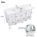 Bathroom Vanity With Separate Sink, Soft Close Doors And 4 Drawers Noble House