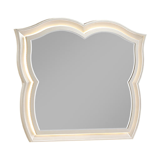 Flora - Framed Mirror With LED Lighting (Dresser Not Included) - Champagne Matrix Furniture Group