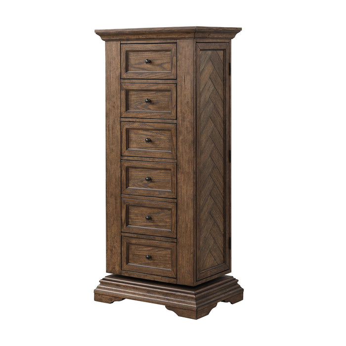 Mar Vista - Swivel Lingerie Chest With Mirror - Walnut New Classic