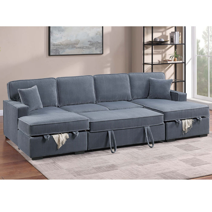 Convertible Sectional With Pull Out Bed Home Essentials