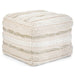 Sommer - Handcrafted Square Pouf Simpli-Home