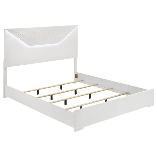 Pierce - Panel Bed LED Headboard Furniture Max