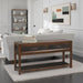 2 Drawer Sofa Table, 2 Tone - Brown Home Essentials