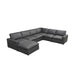 Upholstered Large Seating Modular Sectional Home Essentials