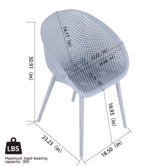 Modern Lounge Chair Set With Round Table Home Essentials
