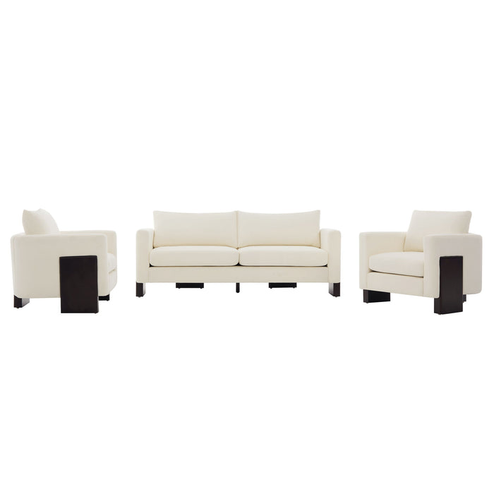 Cozy Sofa Set Oversized Comfy Cloud Sofa Group Noble House
