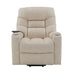 Nairi - Power Recliner With Lift, Heating & Massage - Ivory Polished Microfiber ACME
