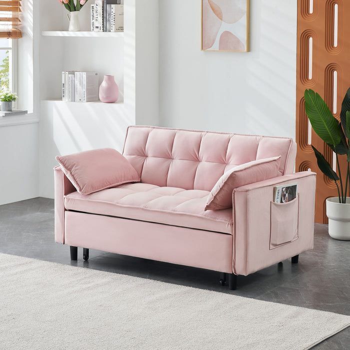 Sofa Bed With Pockets, 3 In 1 Convertible For Living Room Home Essentials