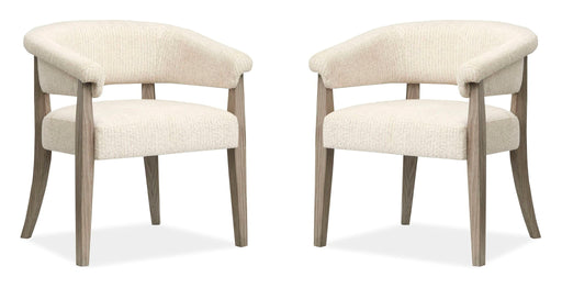 Braelyn - Upholstered Host Chair (Set of 2) - Dorian Gray Magnussen Furniture
