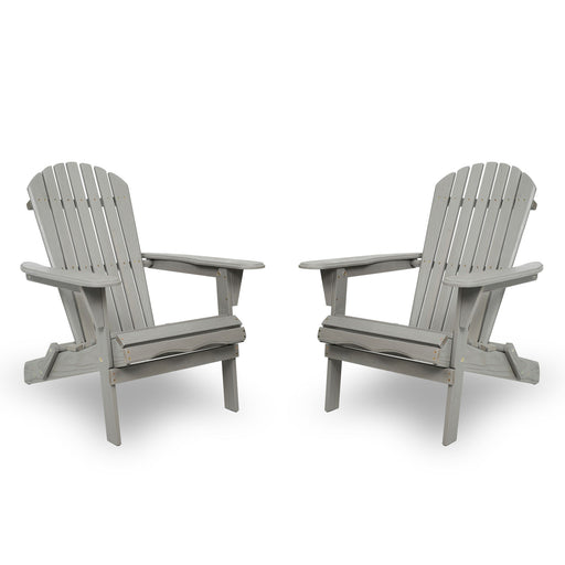 Lounge Patio Chair For Garden Outdoor Wooden Folding Adirondack Chair (Set of 2) Solid Cedar Wood Lounge Patio Chair For Garden Home Essentials