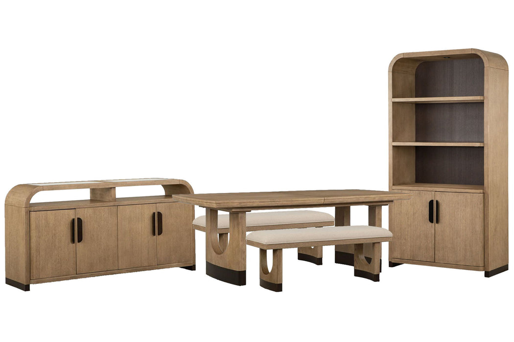 Tristan - Extendable Trestle Dining Table Set Magnussen Furniture