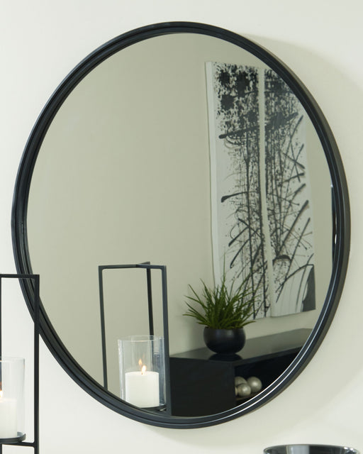 Brocky - Accent Mirror - Black Signature Design by Ashley®