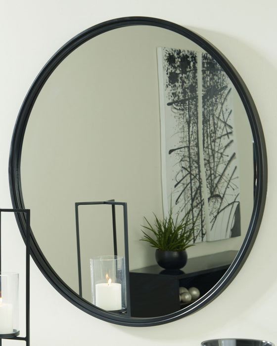 Brocky - Accent Mirror - Black Signature Design by Ashley®