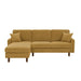 Upholstered Sectional With Toss Pillows Home Essentials