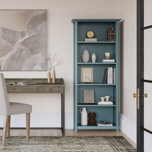 Amherst - 5 Shelf Bookcase, Handcrafted Simpli-Home