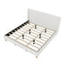 Upholstered Modern Platform Bed With Wingback Headboard Hearth and Haven