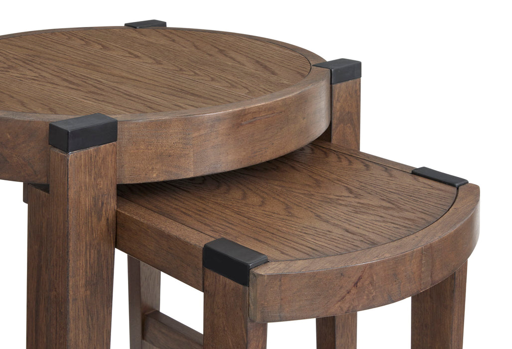 Kaysen - Nesting End Table - Dark Brown Magnussen Furniture