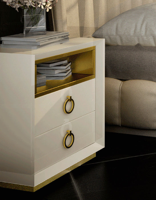 Velvet - Nightstand - Beige Franco Spain