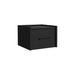 Floating Nightstand, Space Saving Design With Handy Drawer And Surface - Black Home Essentials