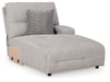 Acklen Place - Raf Power Reclining Back Chaise - Pewter Signature Design by Ashley®