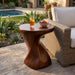 Twisted Sculptural Side Table Indoor / Outdoor Noble House