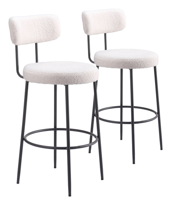 Blanca - Barstool (Set of 2) - Ivory