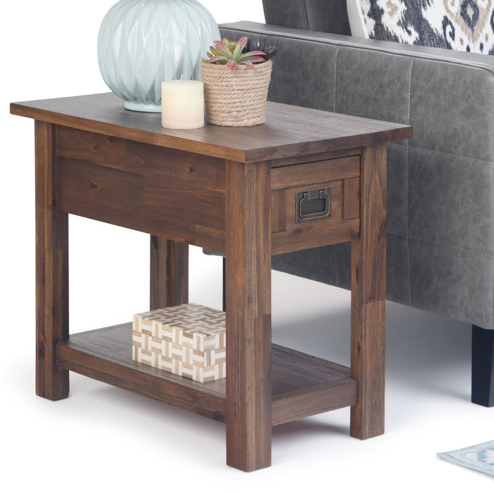 Monroe - Handcrafted Side Table Simpli-Home