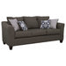 Ralston - Sofa With Accent Pillows - Gray Furniture Max