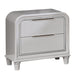 Nightstand With 2 Drawers Bedside Table - White Home Essentials