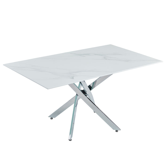 Modern Rectangular Table For Dining Room Home Essentials